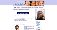 Desktop Screenshot of drnealkaufman.com
